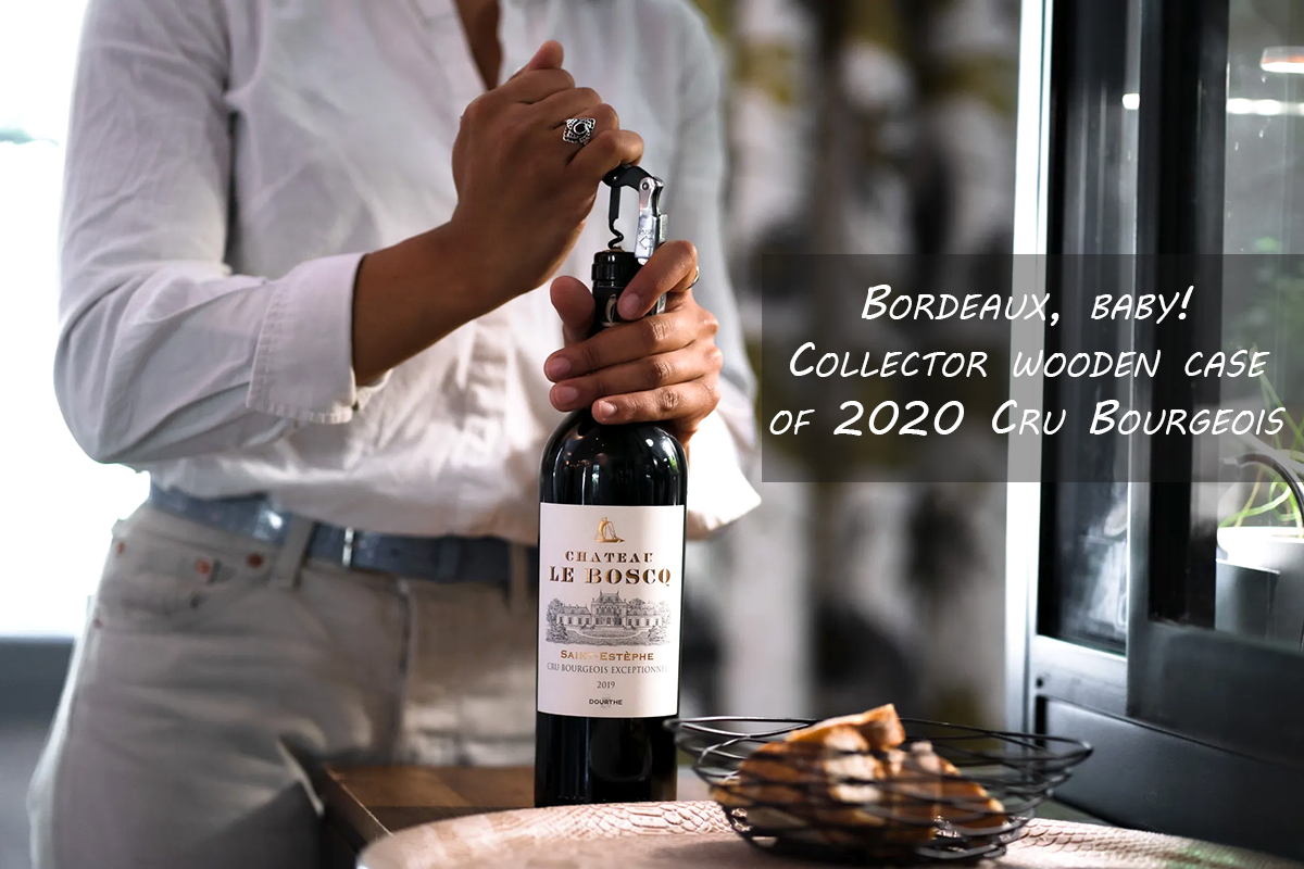 Cru Bourgeois Exceptionnel 2020 14-bottle wooden case